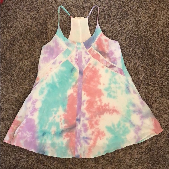 entro Dresses & Skirts - Tie-Dye Racerback Sundress